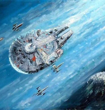 Millennium Falcon Canvas Print
