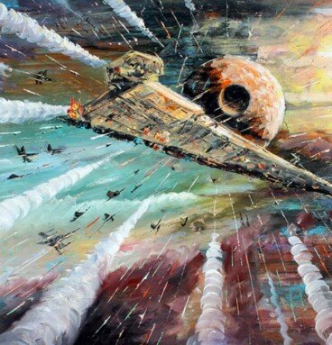 Star Destroyer Canvas Print