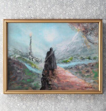 Alternative Mordor - LOTR Oil Painting