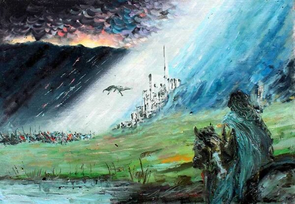 Minas Tirith, an art print by Moe Wanders - INPRNT