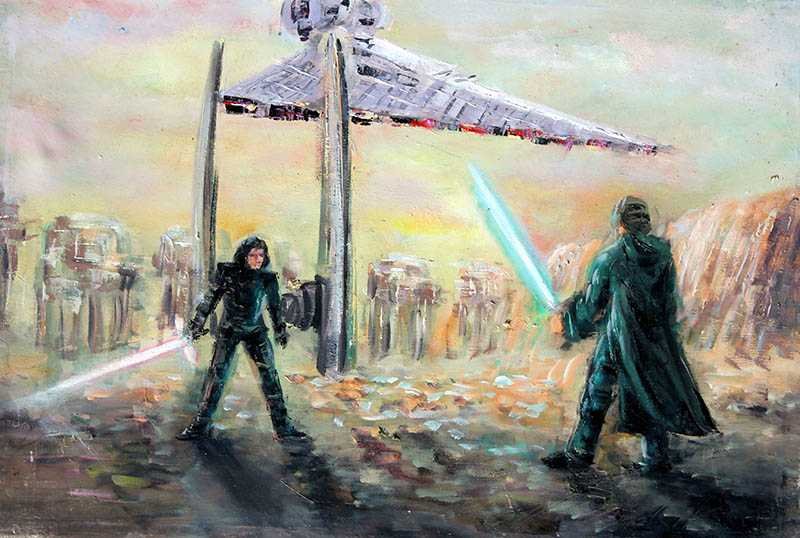 Décalcomanie Kylo Ren Star Wars, Autocollant Pour Voiture Ou Mur, Effet 3D, Multicolore