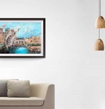 Númenor Print, The Lord of the Rings Wall Art, The Rings of