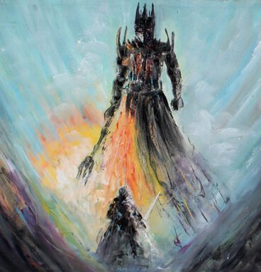 Confronteren tennis Vergadering Lord of the Rings Oil Paintings - Wall Art - GaleriFoton