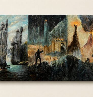 LOTR Painting for Sale: Handmade LOTR Painting by Naci Caba