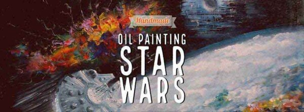 Star Wars original oil paintings