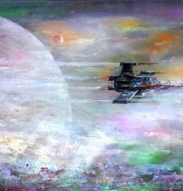 Star Wars original oil painting by Naci Caba