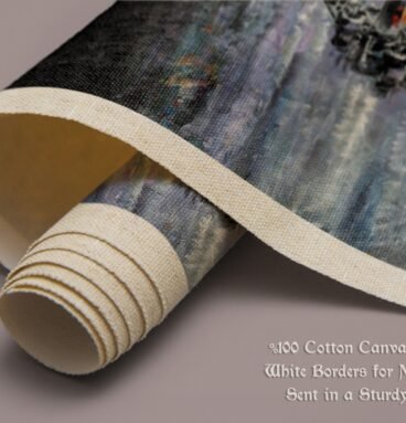 Death Star Poster | Star Wars X-Wing Battle Canvas Art Print - Image 3