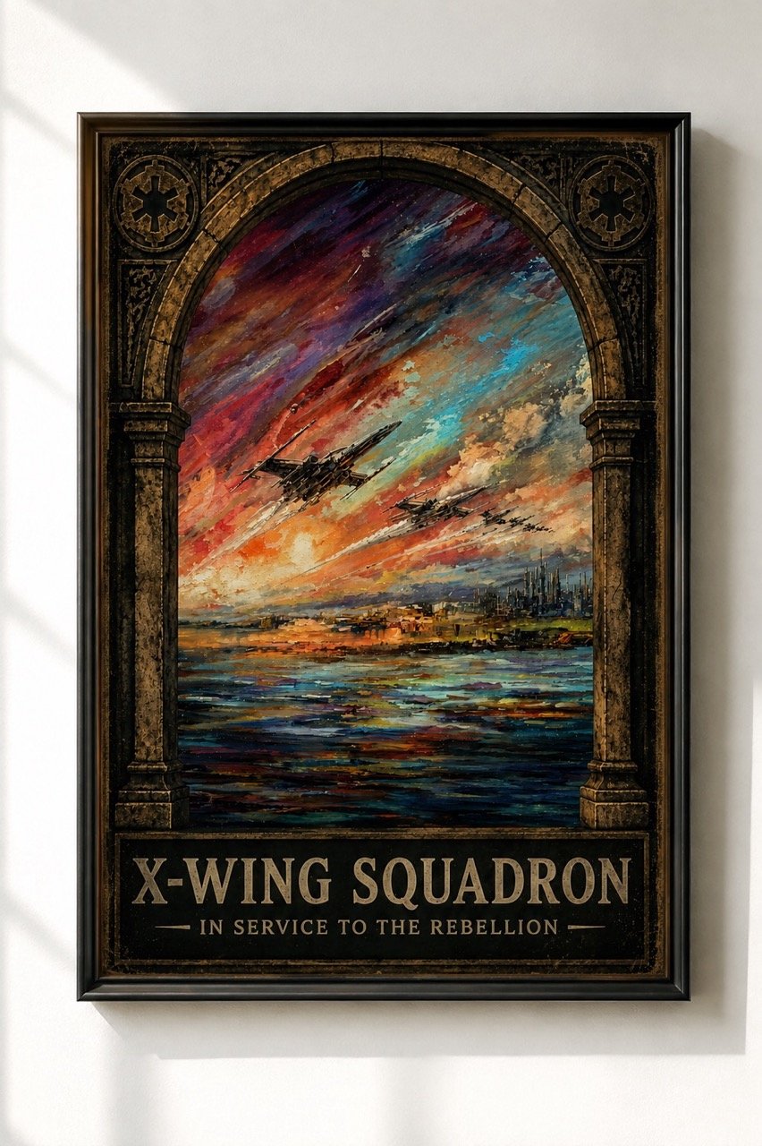 X Wing Fighter Prints - Wall Art - GaleriFoton