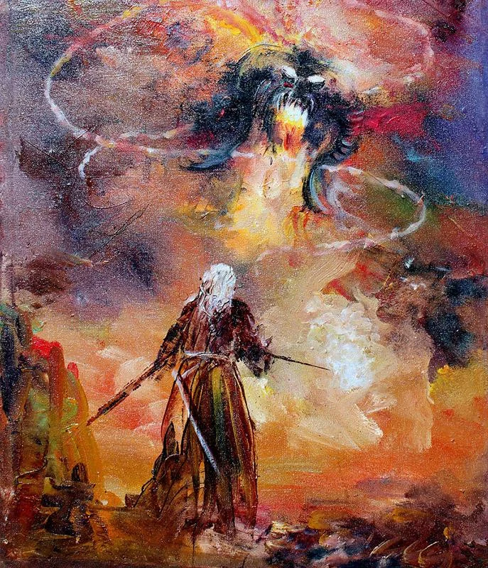 Original oil painting on canvas, painted by hand with palette knife by Naci Caba